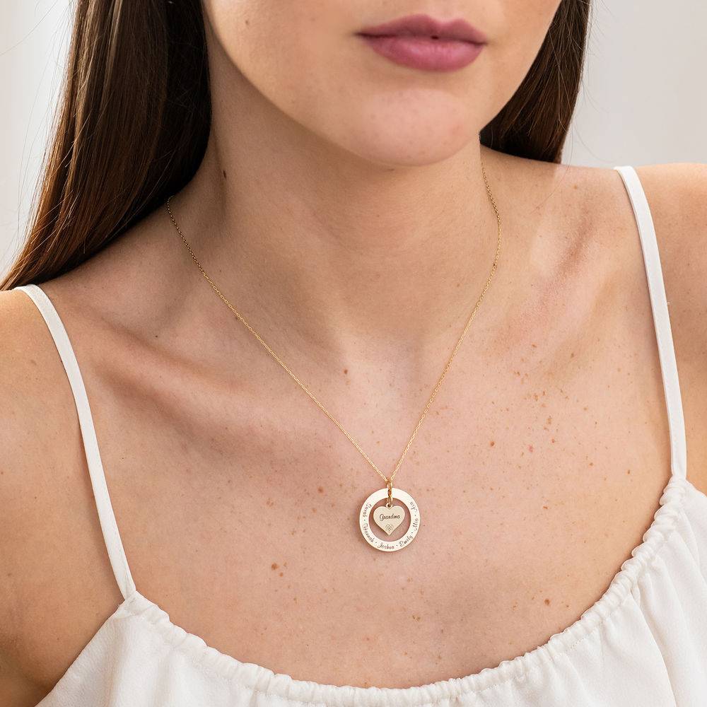 10K Gold Grandmother / Mother Necklace-3 product photo