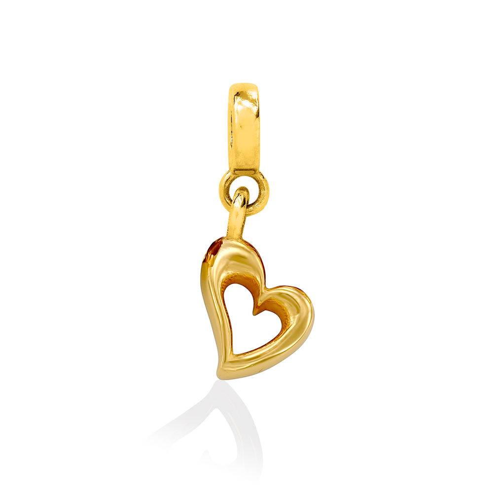 Heart Charm in Gold Plating for Linda Bangle-1 produkt billede