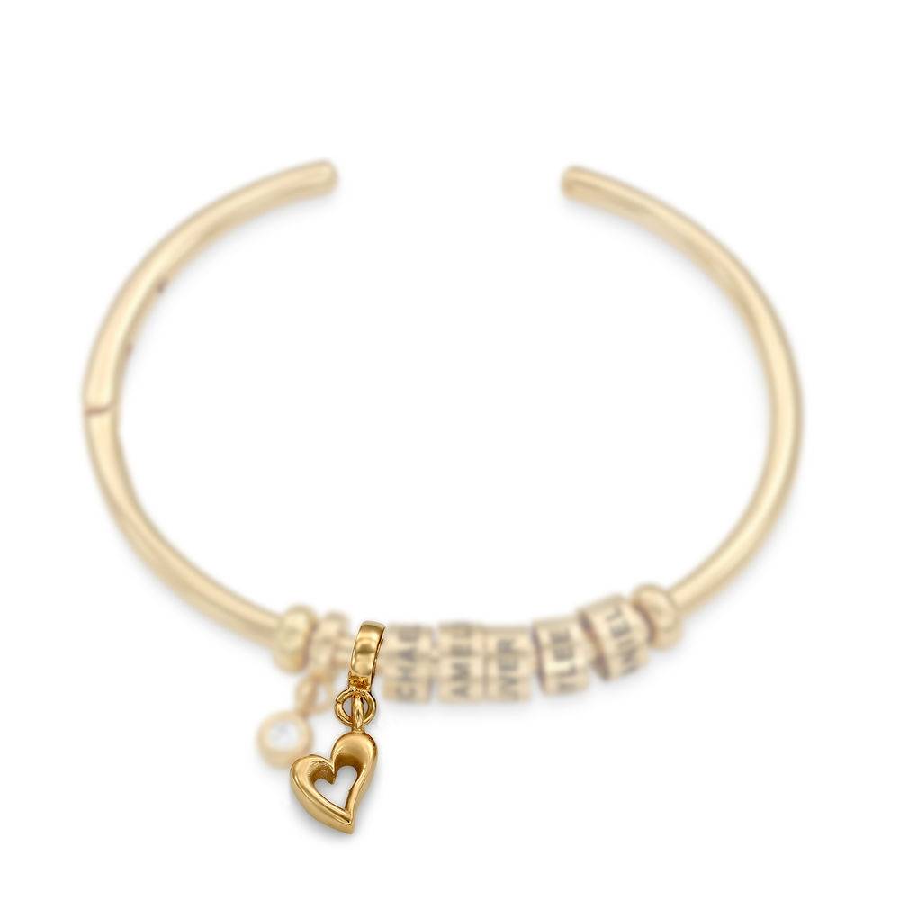 Heart Charm in Gold Plating for Linda Bangle-2 produkt billede