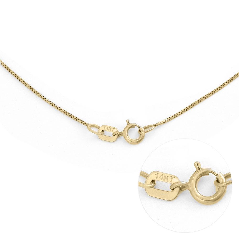 Infinity Name Necklace in 14K Yellow Gold-6 produkt billede