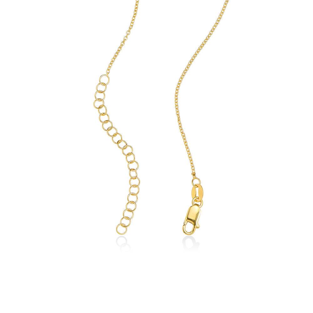 Interlocking Hearts Necklace with 18K Gold Plating-5 produkt billede