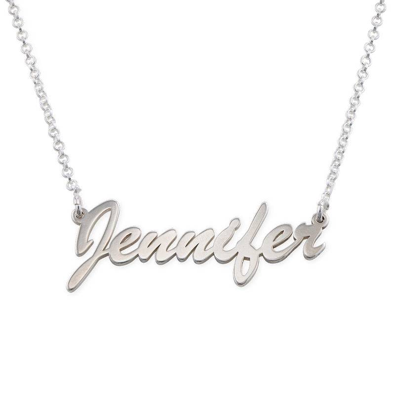Name Necklace in Silver-1 produkt billede
