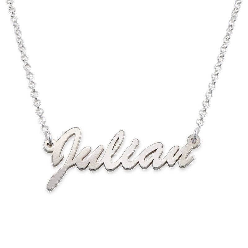 Name Necklace in Silver-2 produkt billede