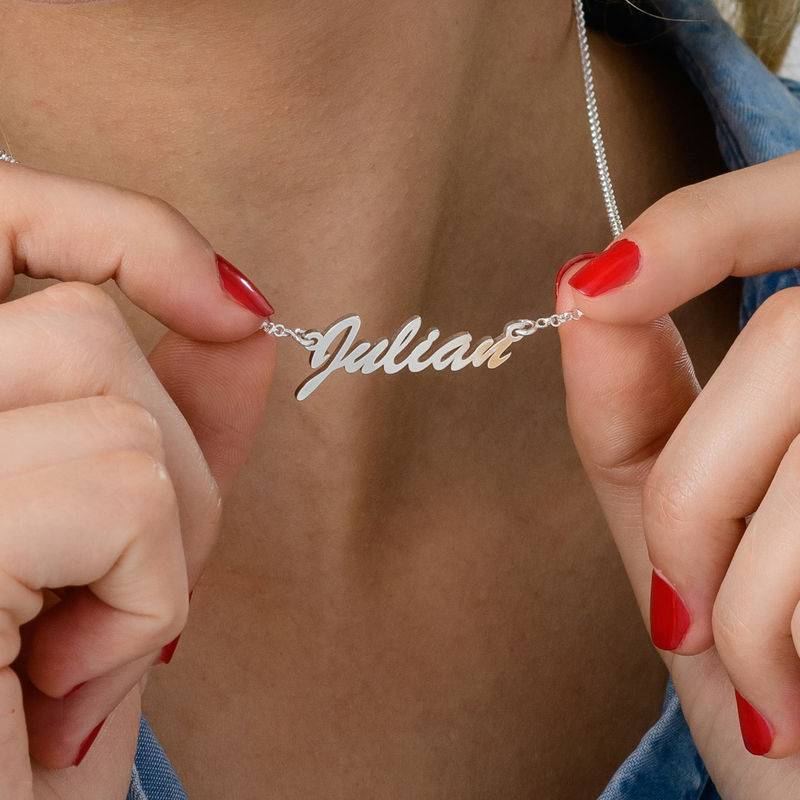 Name Necklace in Silver-4 produkt billede