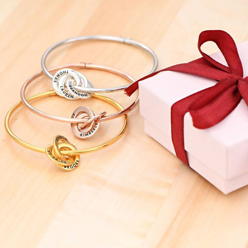 Russian Ring Bangle Bracelet in Gold Plating-2 produkt billede