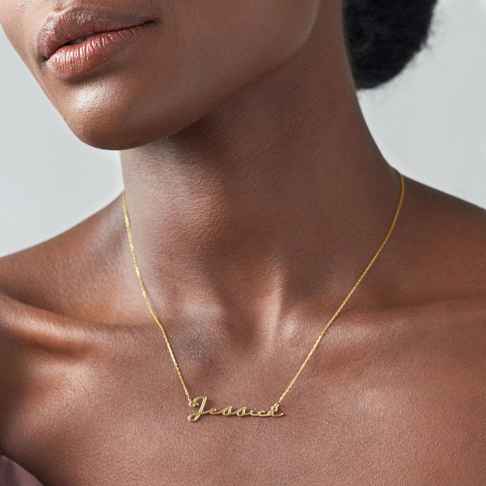 Signature Style Name Necklace - 10k Gold-3 produkt billede
