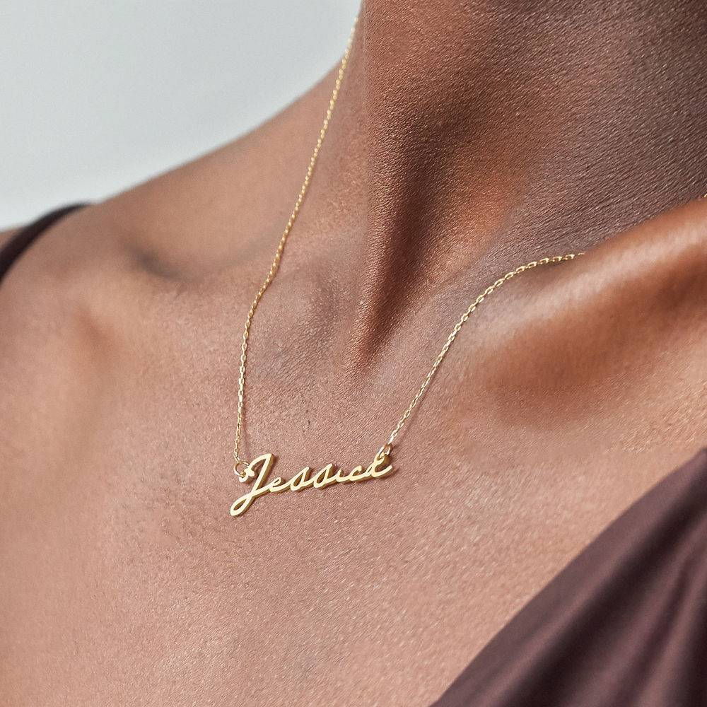 Signature Style Name Necklace - 10k Gold-4 produkt billede