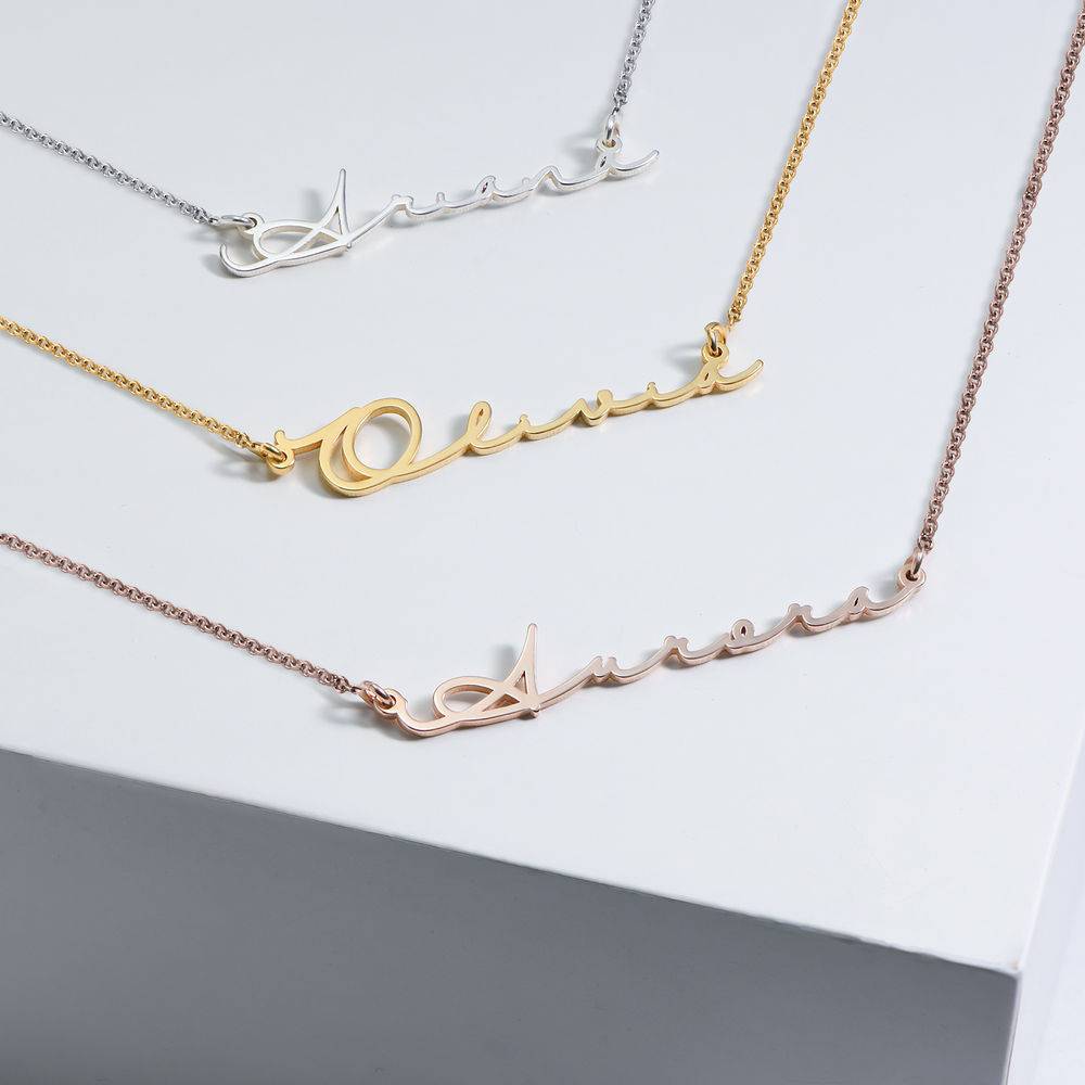 Signature Style Name Necklace-3 produkt billede