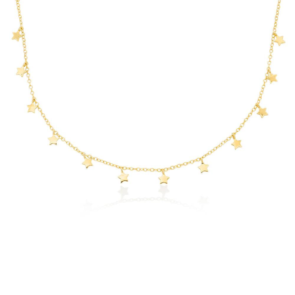 Star Choker Necklace in Gold Plating-1 produkt billede