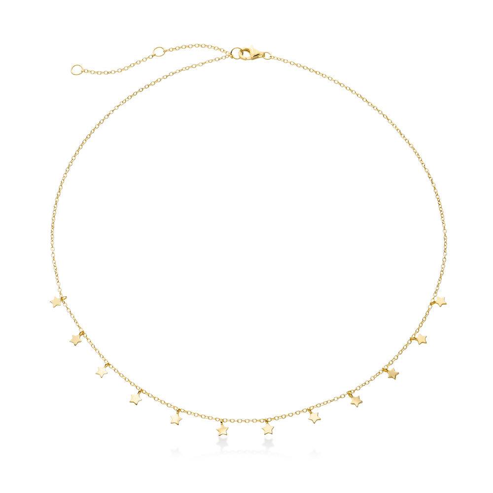 Star Choker Necklace in Gold Plating-2 produkt billede